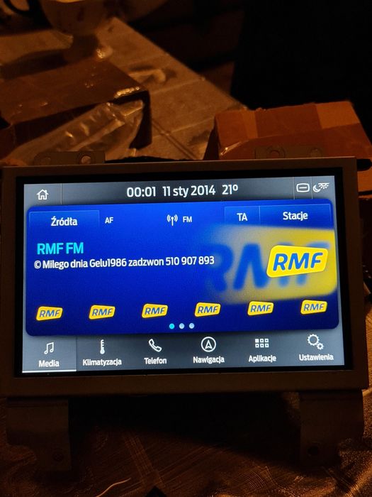Sync 3 odblokowanie videoplayer tapety licznik aktualizacja mapy f14