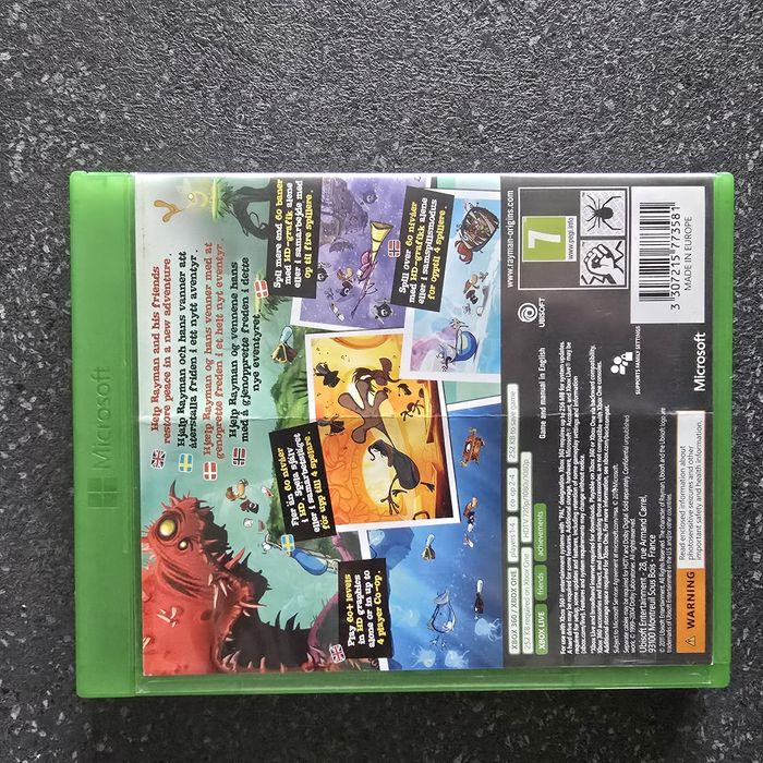 Rayman Orginis xbox one, 360