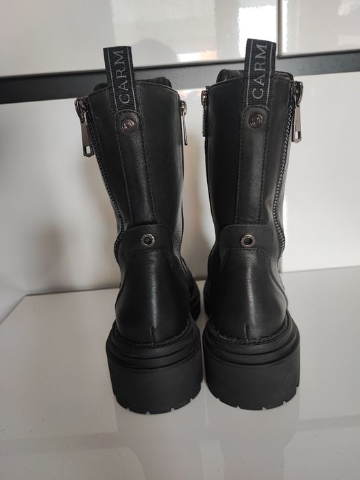 Botki wysokie skórzane Carmela 39