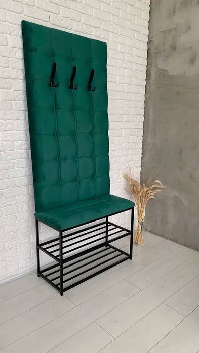 Акція! Вішалка-панно для одягу та банкетка, вішак, банкетка для взуття