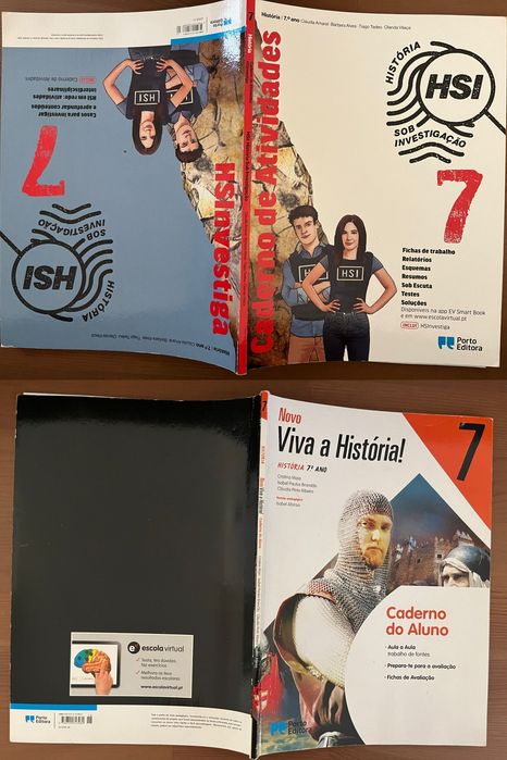 Cadernos de atividades, apoio, escolares