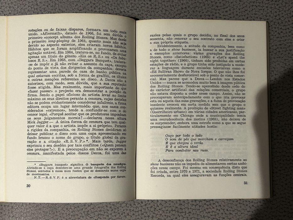 Livro “The Rolling Stones” por Philippe Bas-Rabérin