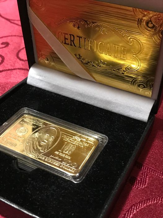 Коллекционная монета 20$ 50$ 100$ в специальном боксе (NEW)