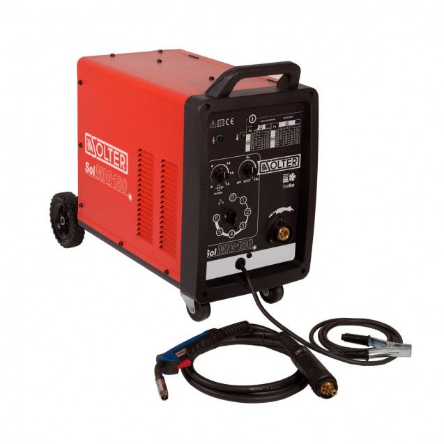 Maq. SoIdar Semi-Automática MIG SOLTER 180A Fio 0,6 - 1,0 mm