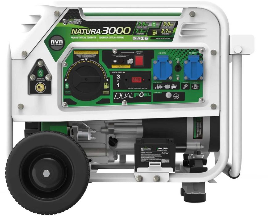 Genergy Gerador a GÁS E GASOLINA Natura 3000 e-start