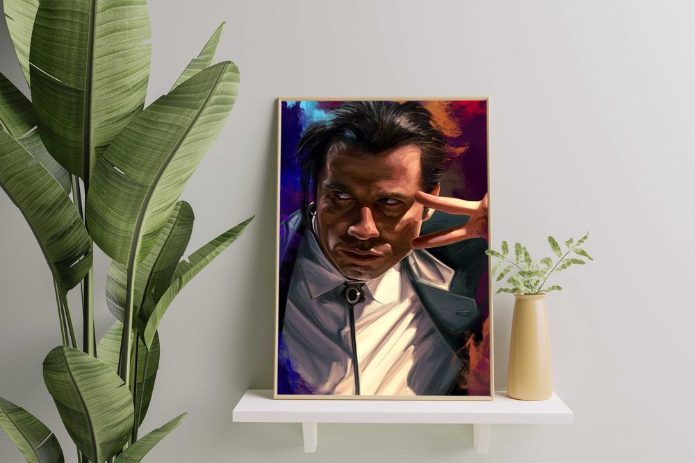 Plakat A3 Vincent Vega, Pulp Fiction