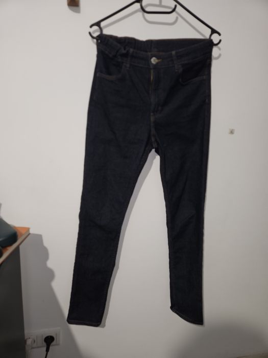 Jeansy ciemny granat, H&M 13-14 lat