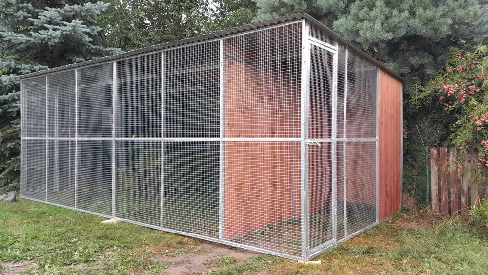 Woliera dla kota klatka zagroda dla kota 3x2 ocynk