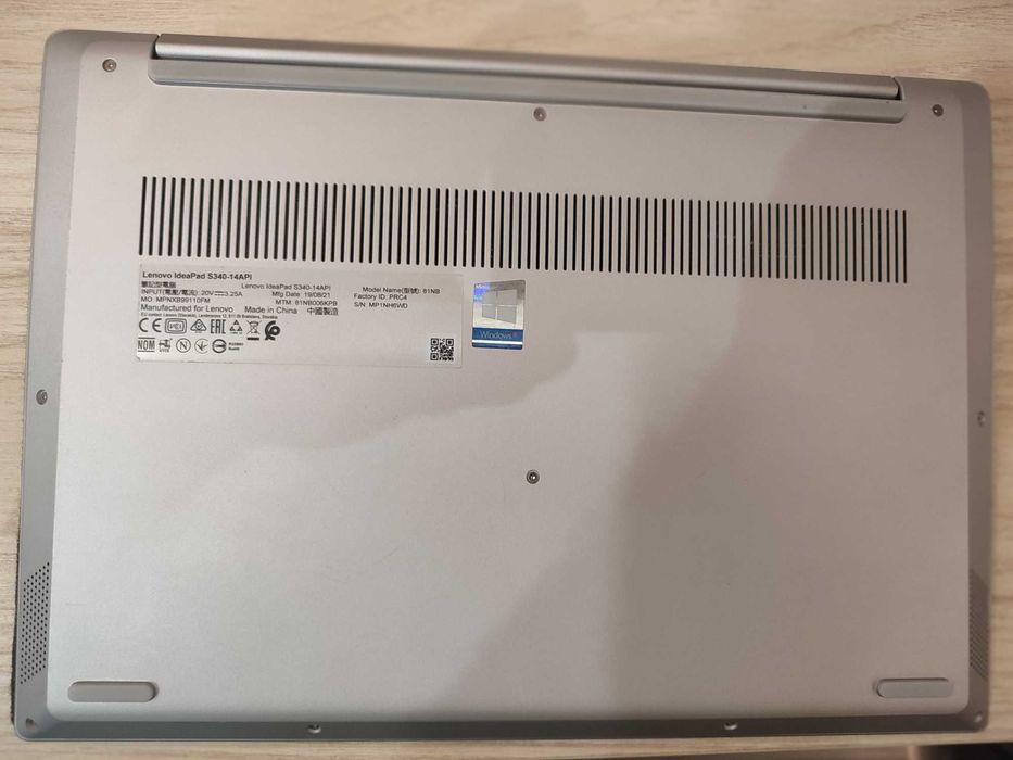 Laptop Lenovo S340-14API Ryzen5 3500u 512GB 8GB RAM