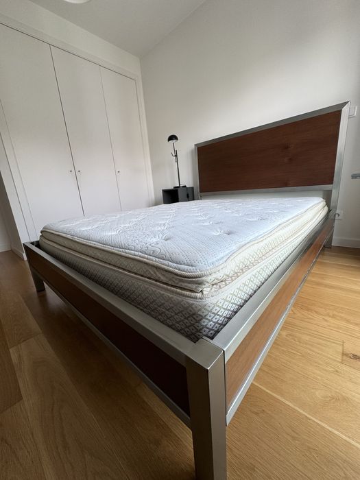 Cama de casal completa (160cm) - Lisboa