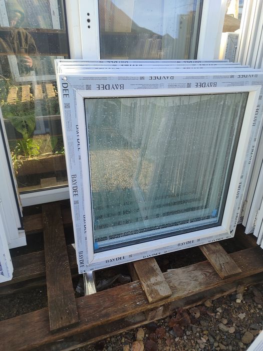 Okno pcv stałe 80 x 80 nowe fix
