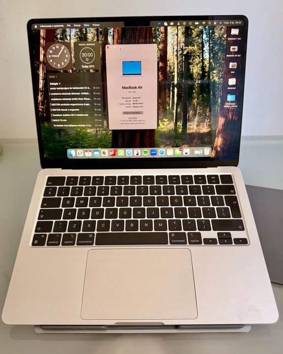 MacBook Air 13″ super moc 2TB SSD /24 GB RAM !!!
