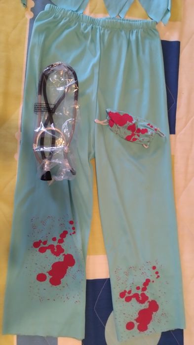 Fato carnaval zombie criança 10-12anos