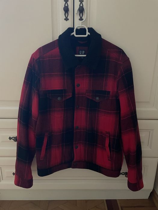 Gap denim sherpa jacket