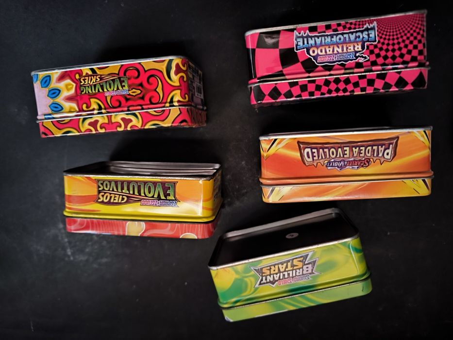 5 Latas Pokémon - Vazias