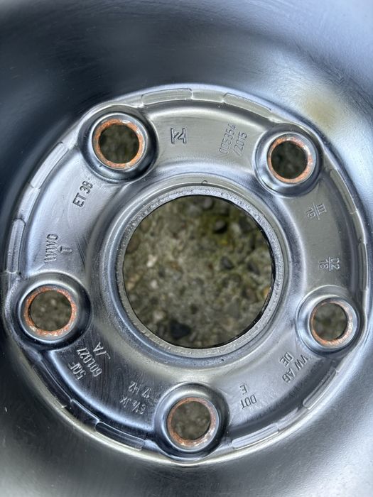 Felgi stalowe 17” 5x112 ET 38 audi kołpaki
