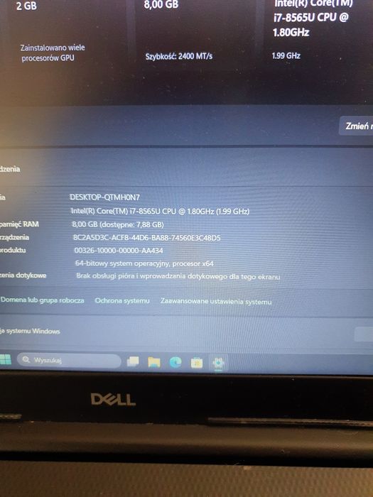 Dell 3583   i7 8th Okazja cenowa