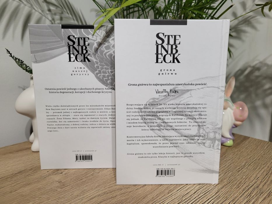 John Steinbeck - Zestaw 4 książek