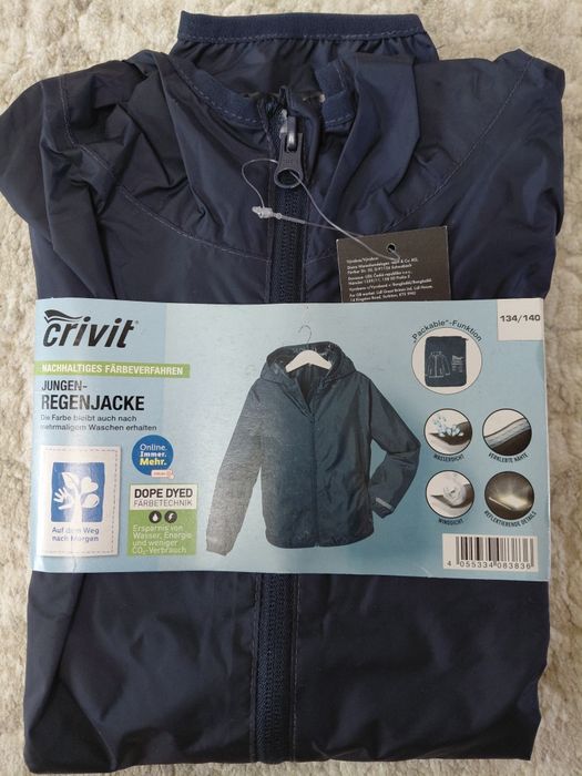Вітровка дощовик Crivit р. 134/140