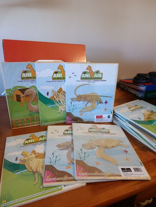 Puzzle de Madeira 3D-Animais do Reino da Fantasia