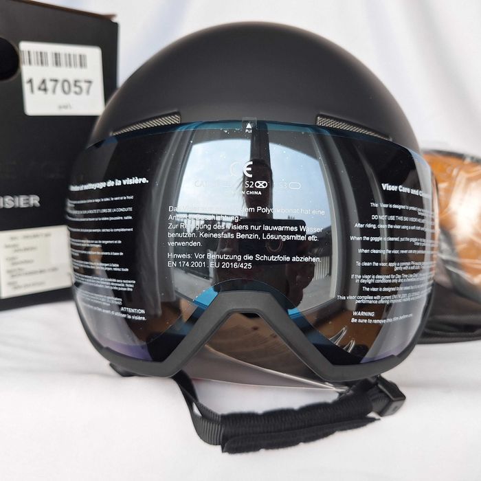 Kask narciarski Black Crevice Arlberg Black Blue Matt S/M 54-57cm