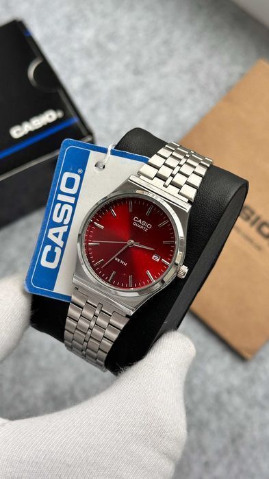 Годинник Casio MTP-VC01 Silver Red / Часы наручние касио A159 | AQ 230