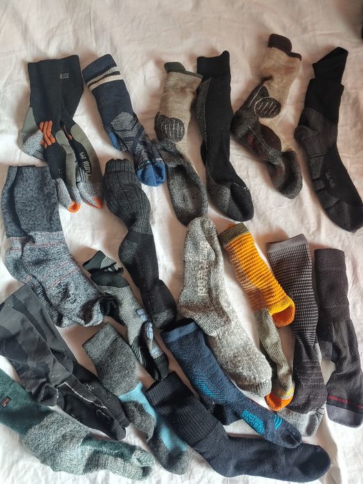 Шкарпетки лижні,трекінгові quechua, 46nord, rohner,та ін.