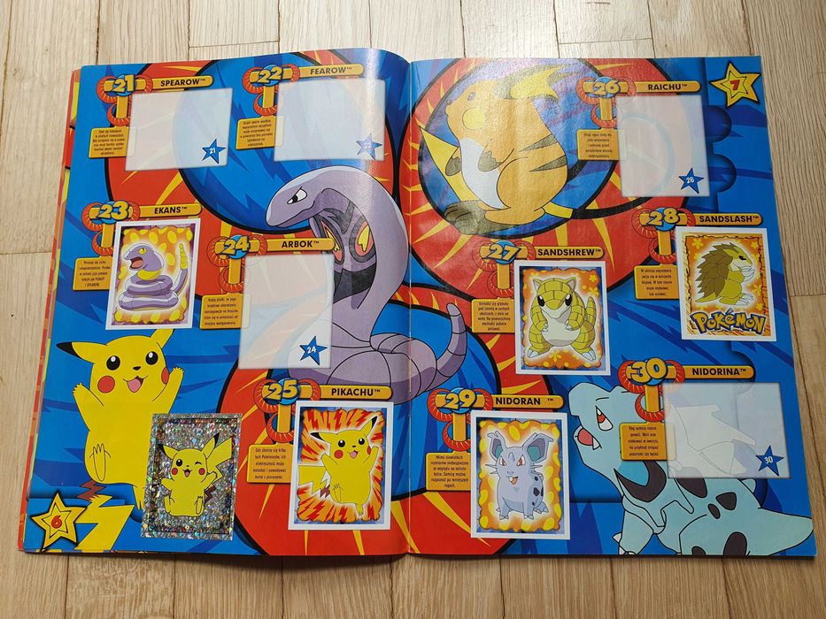Album Pokemon z naklejkami