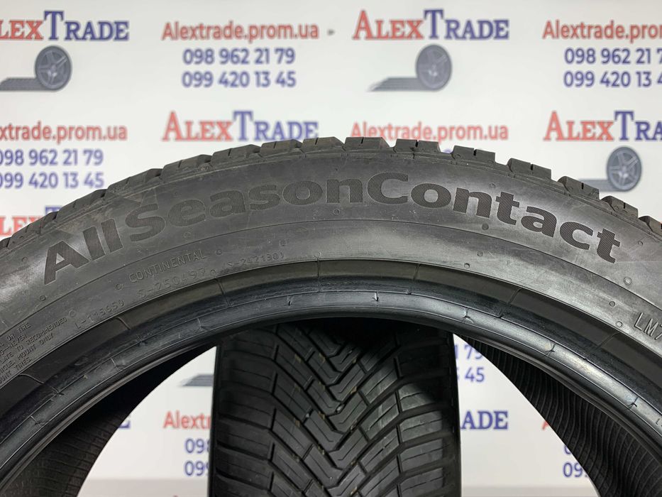 2 шт. 205/50 R17 Continental AllSeasonContact шини вживані, протектор 7,5 мм