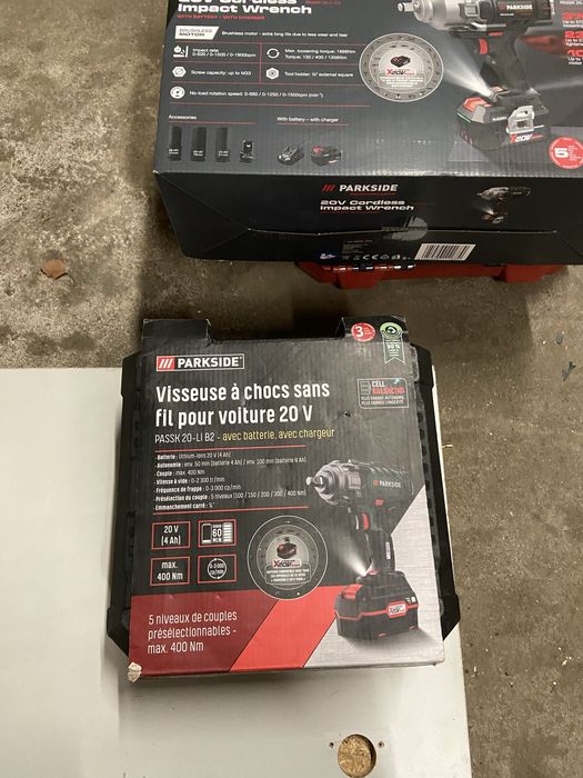Klucz udarowy PARKSIDE PASSK 20-Li akumulatorowy
