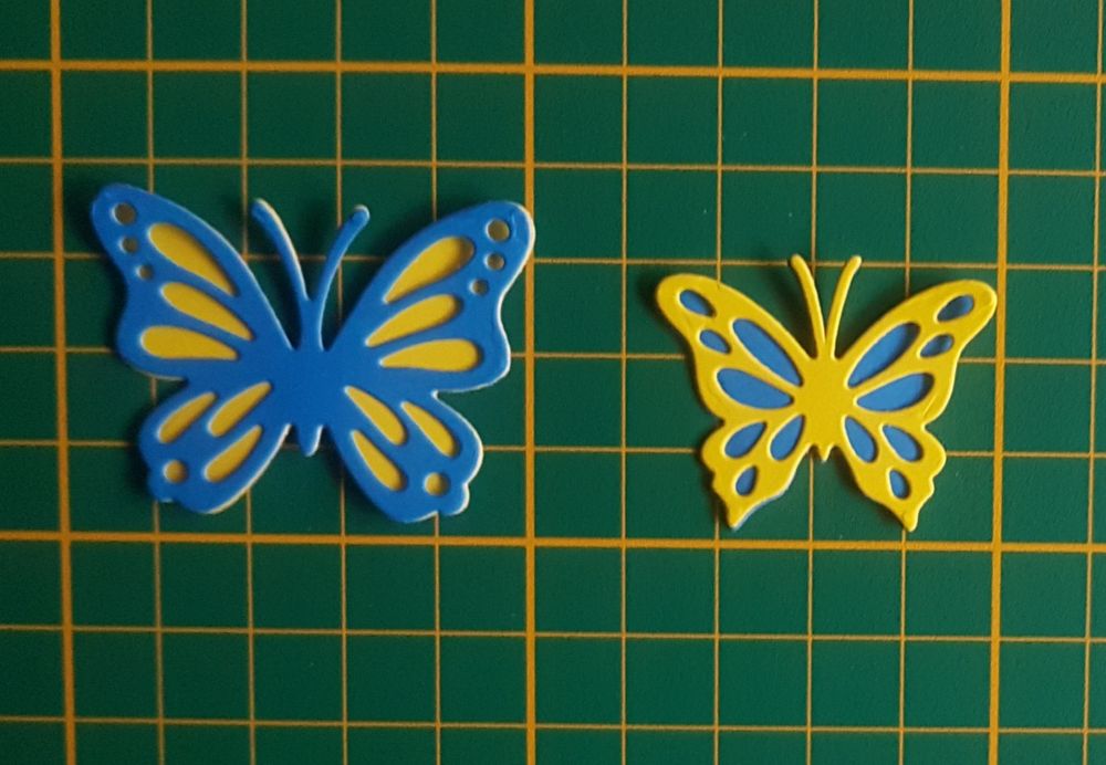 Motyl motyle wzornik wykrojnik scrapbooking zestaw big sizzix