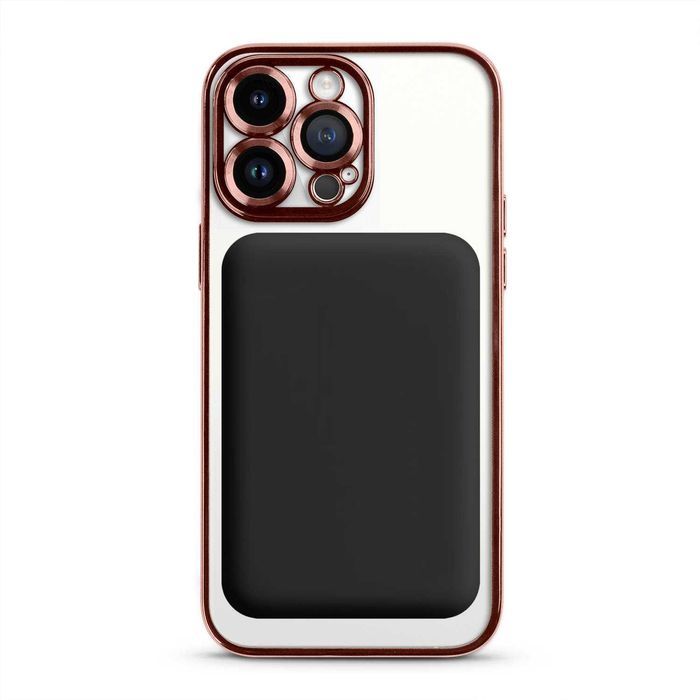 Etui Case do Iphone 13/14/15Plus Pro Max Magsafe Magnetyczne Miedziane