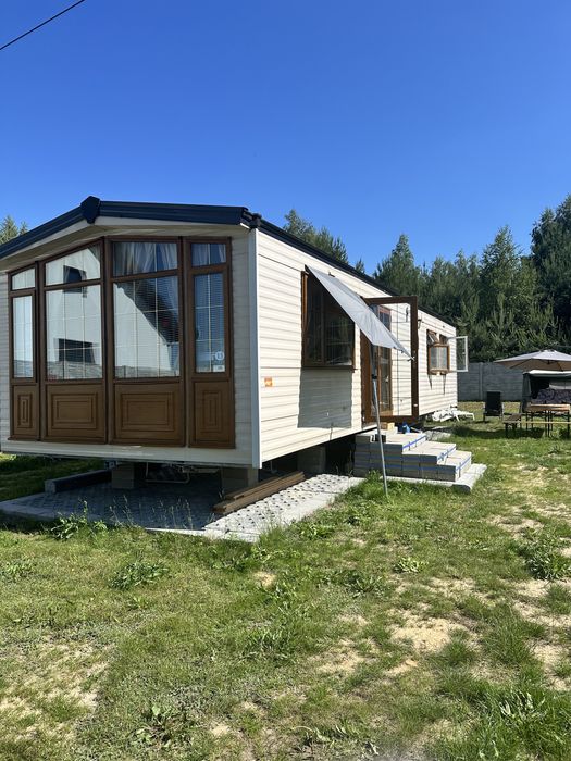 Działka budowlana,ogrodzona z domkiem holenderskim Lubiaszów Stary