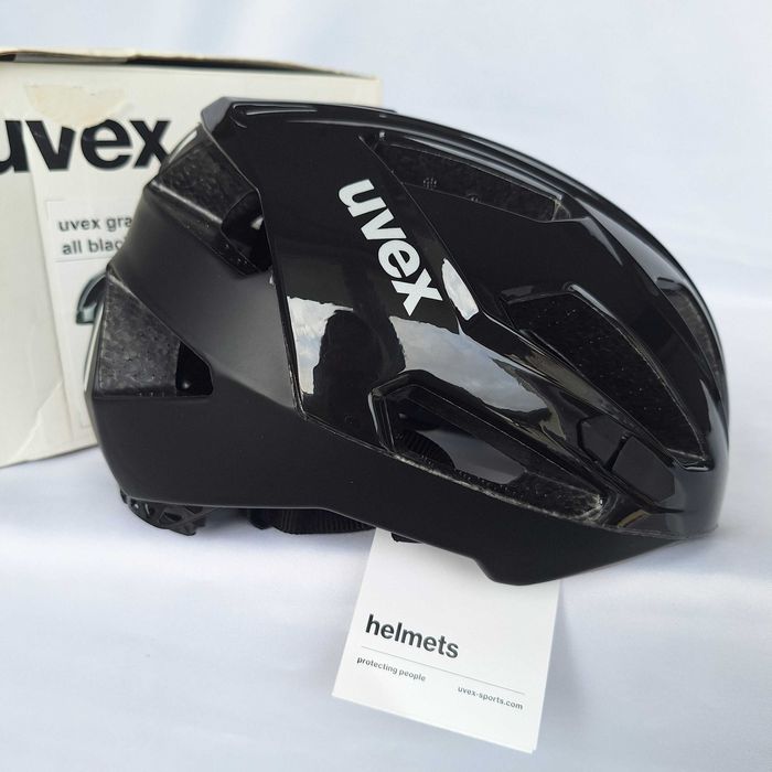 Kask rowerowy Uvex Gravel-X All Black Shiny Mat M 52-57cm