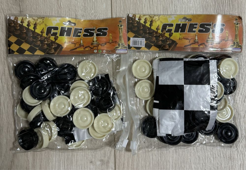 Продаються  Шахи та Шашки нові в упаковці .