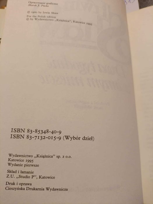 Dwa tygodnie w innym mieście - Irwin Shaw