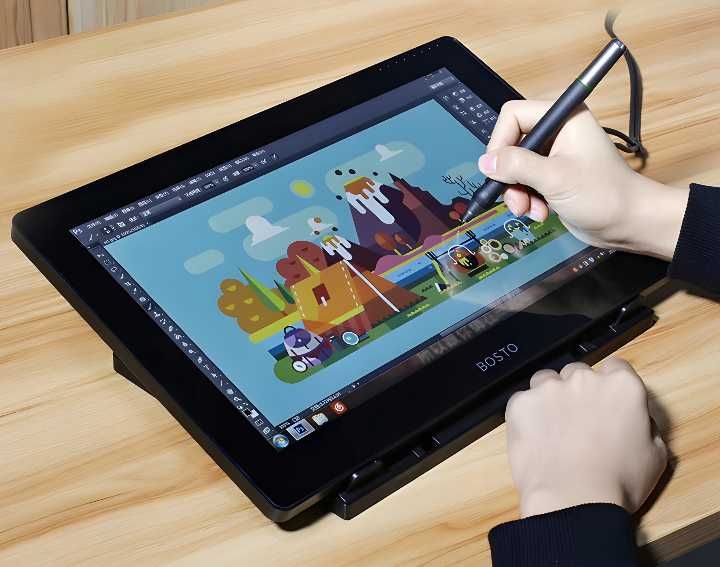 Tablet do Photoshopa Obróbki Zdjęć Bosto BT-16HD 325zł Netto FV23% FHD