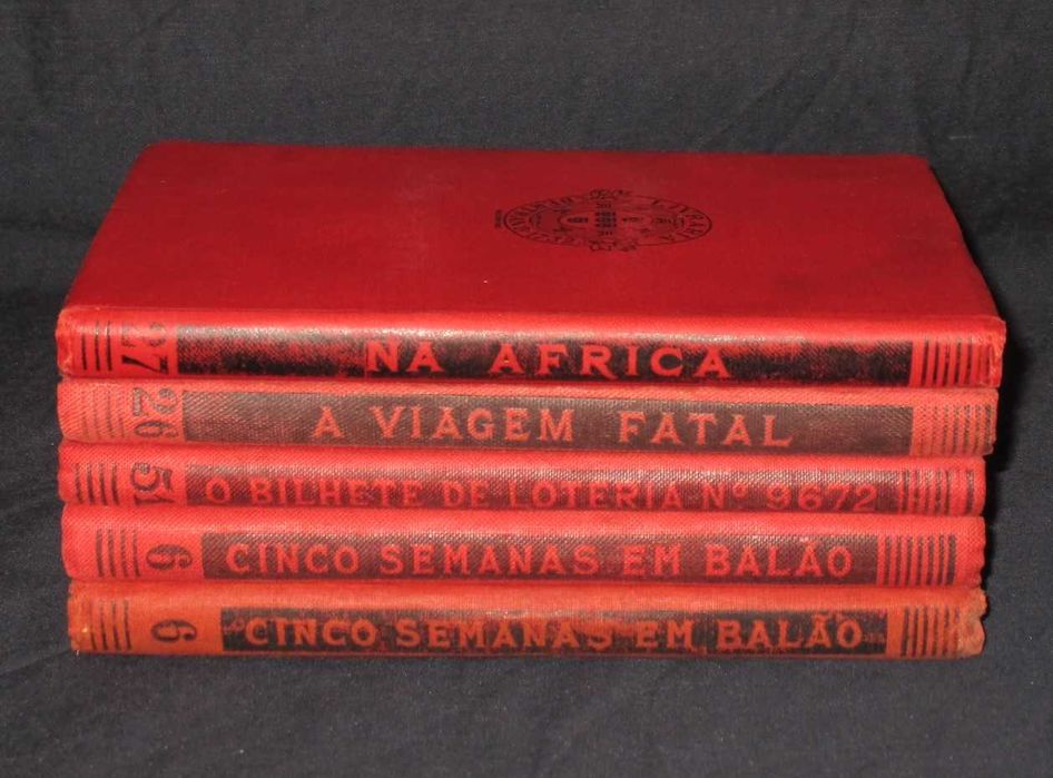 Livro Cinco Semanas em Balão Júlio Verne Colecção Viagens Maravilhosas