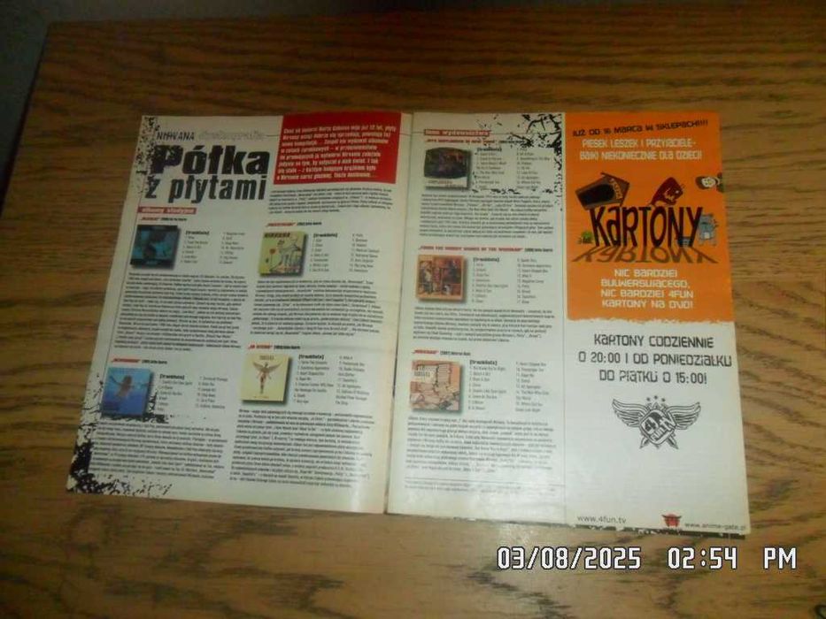 Popcorn dodatek do gazety, Nirvana