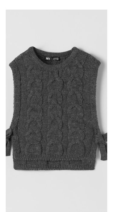 Вʼязаний жилет/жилетка/вязаные жилетки ZARA