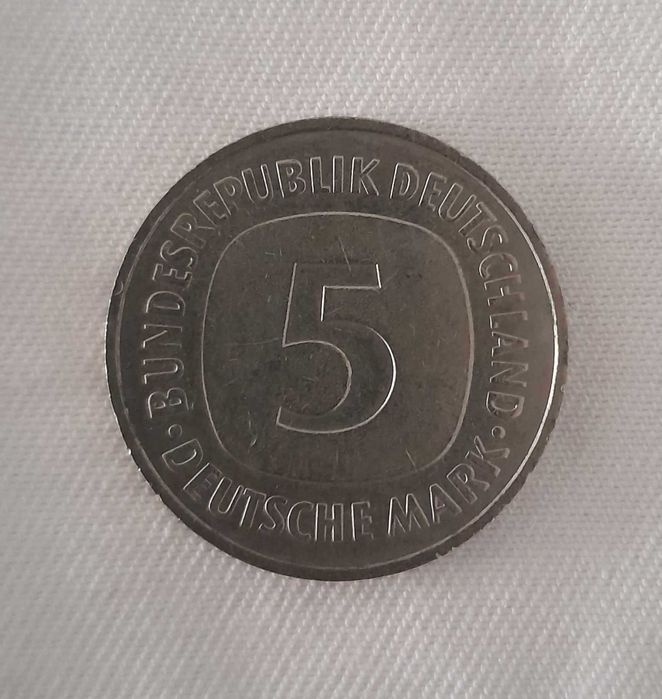 Alemanha - Águia - 2 Moedas 5 marcos - Letras D e J