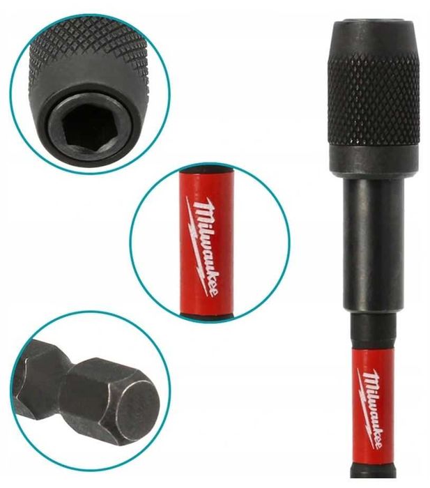 Бітотримач Milwaukee магнітний / з фіксатором 60мм,73мм,152мм,305мм