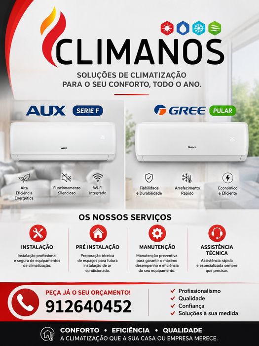 Venda e Instalação de Ar Condicionados