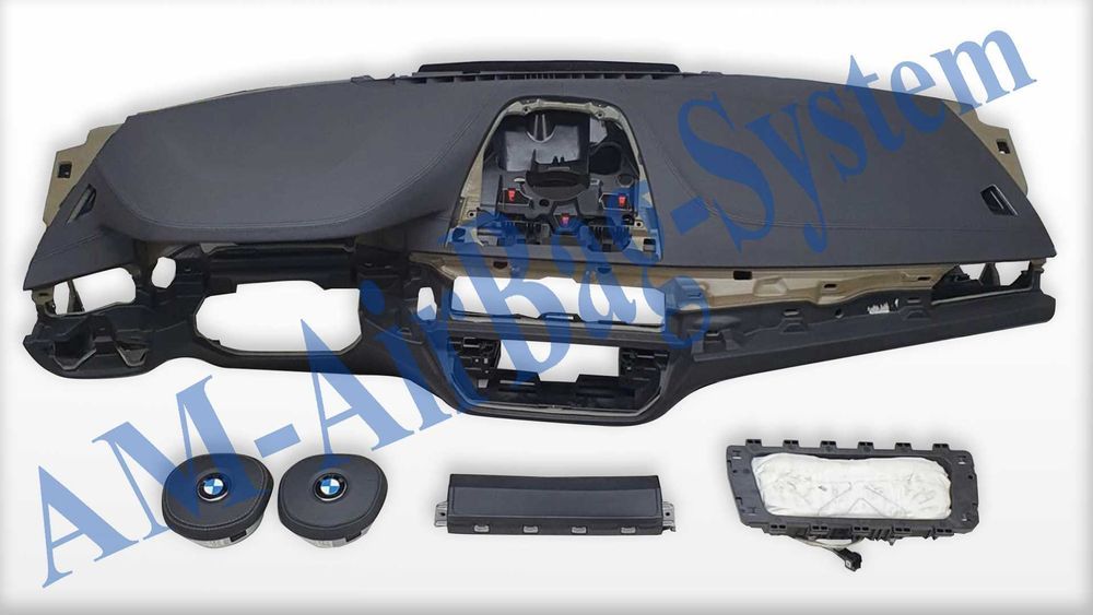 BMW 5 G30 G31 Deska Rozdzielcza Poduszki Pasy AirBag Konsola Kokpit Pulpit Regeneracja Naprawa
