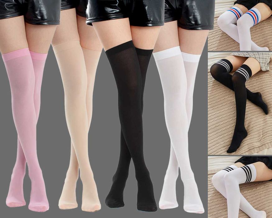 Капронові гольфи короткі 40ден довгі шкарпетки капрон 40д чорні носки