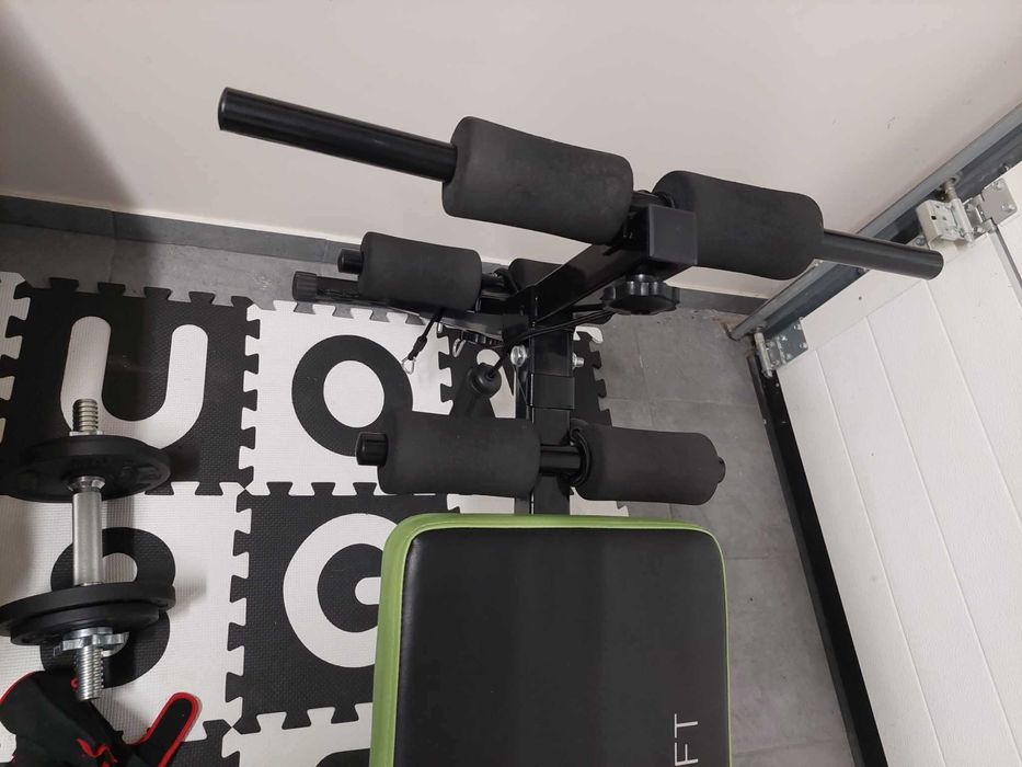 Fitkraft Ławka Treningowa skośna z linkami