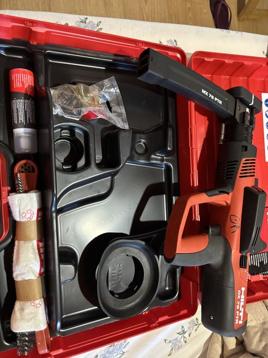 Hilti DX 76 PTR – Pistola de Fixação de Alta Performance + Acessórios