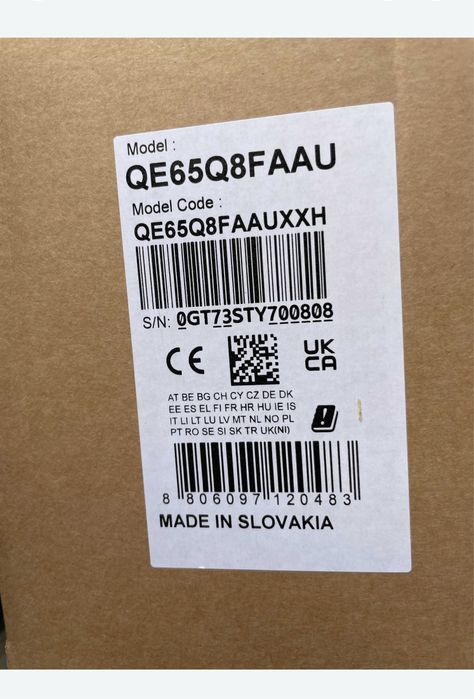 Телевізор Samsung QE43Q8F 50-55-65-75Q8F U8072