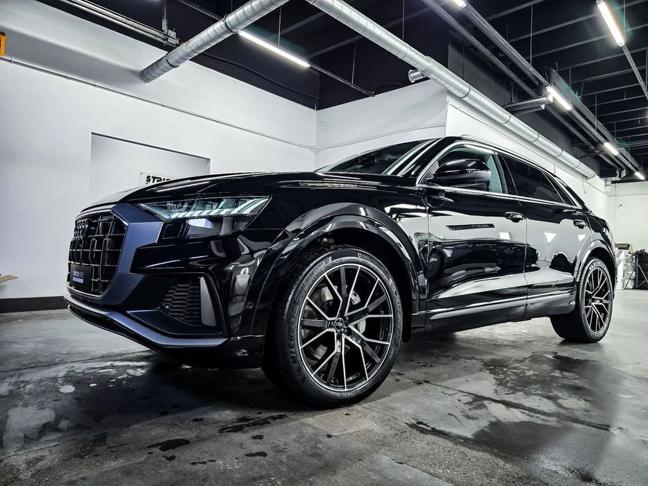 Audi Q8 S-Line 3.0 TDi (286KM) FULL - Stan kolekcjonerski - 1wł - FV