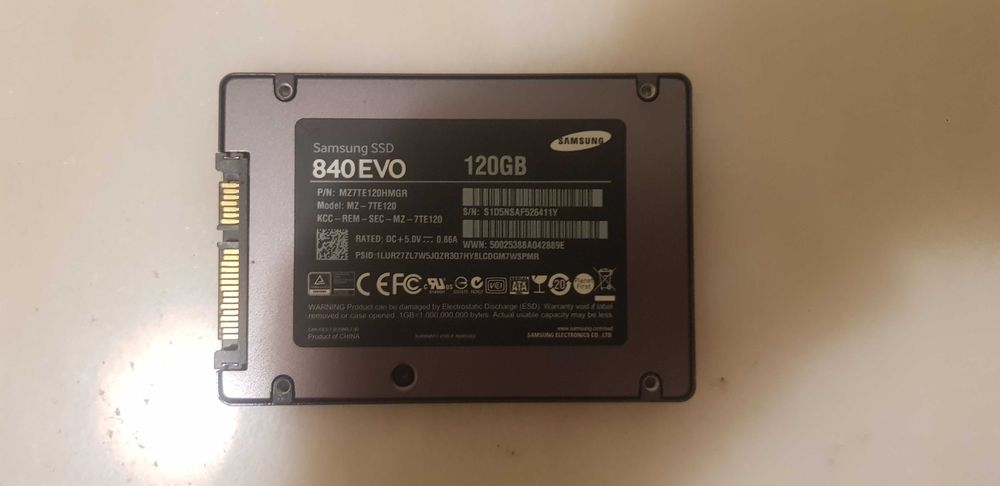 SSD Samsung 120GB 840 EVO64740941197313121